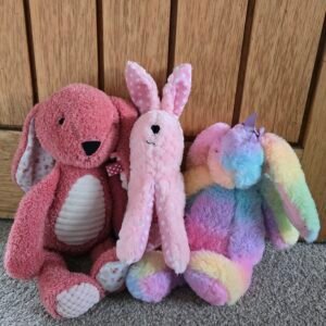 Bundle of bunny teddies